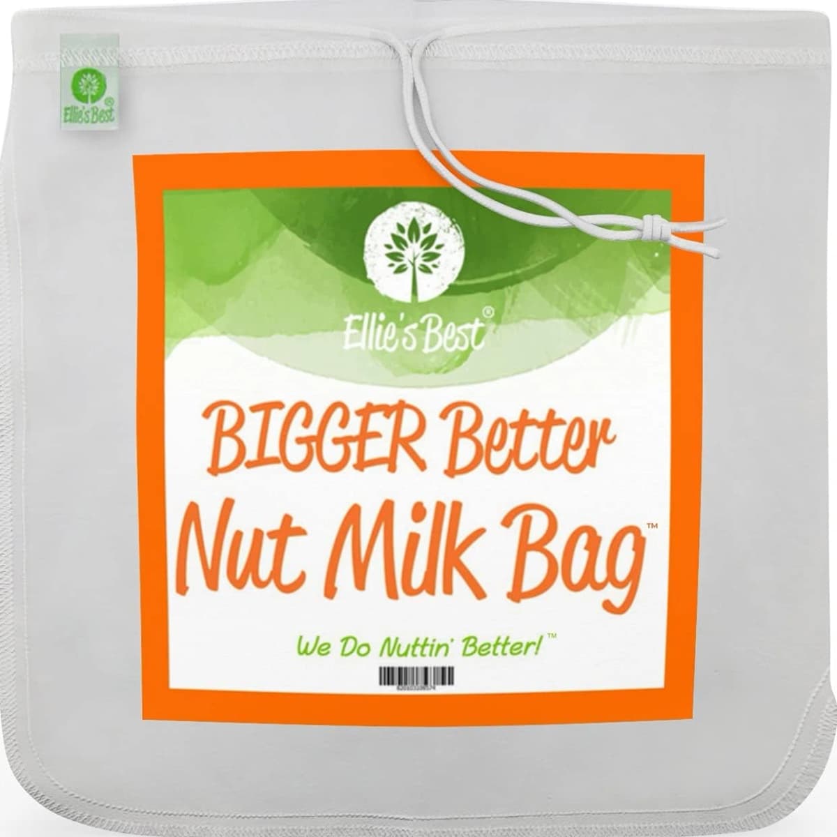 Ellie's Best Nut Milk Bag - Make fresh almond, oat, or cashew milk at home