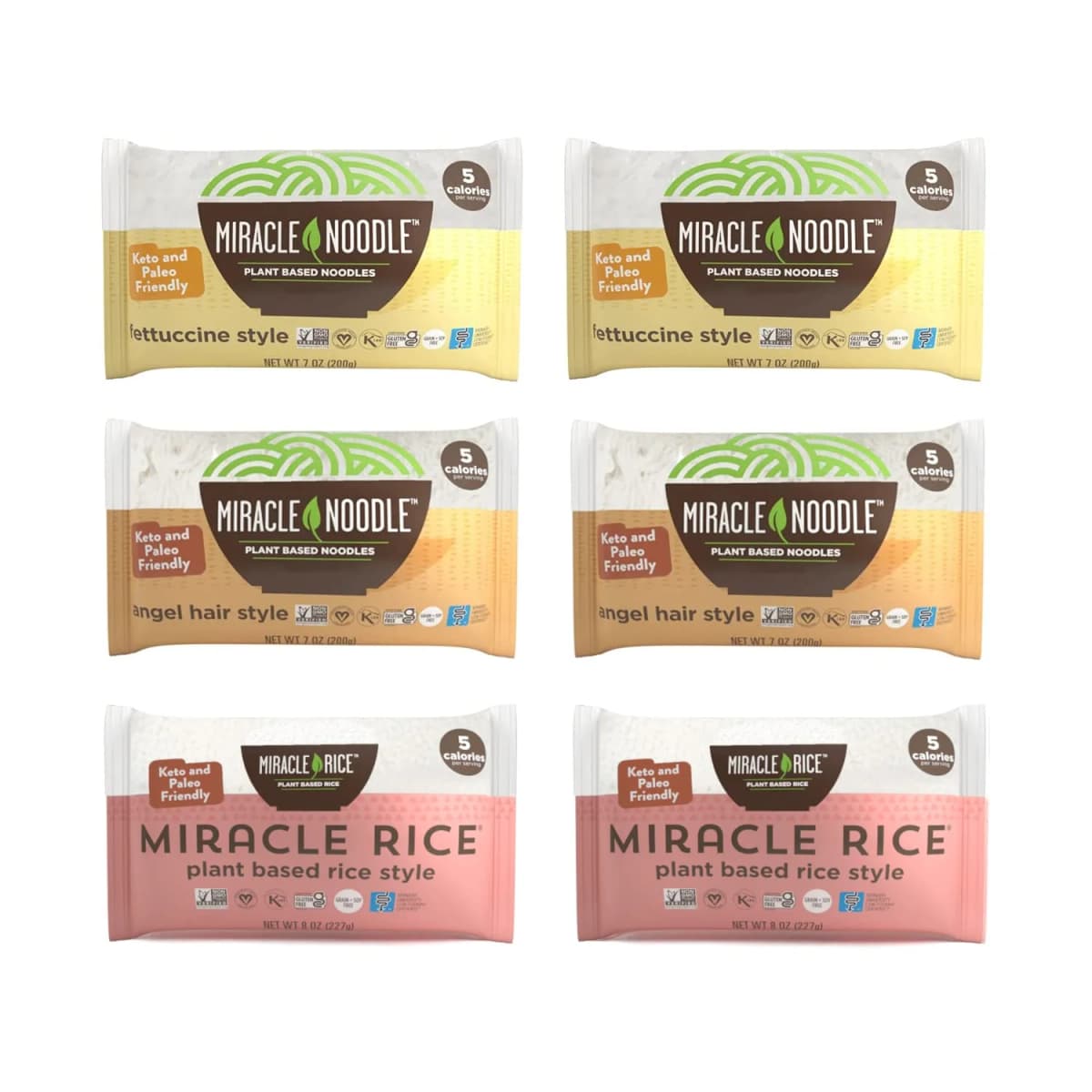 Miracle Noodle Shirataki Fettuccine - Zero Net Carbs