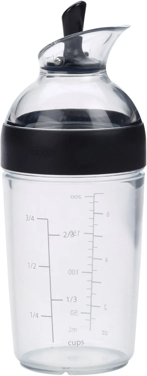 OXO Salad Dressing Shaker - Measure, mix, and pour homemade dressings